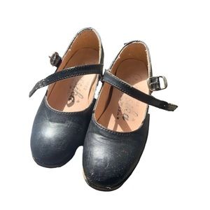 Folklorico Flamenco little girls practice dance shoes sz T10 Creaciones Yessica